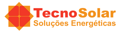 Logomarca da TecnoSolar no rodapé da página de serviços de energia solar em Pirajá, Salvador.